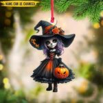 Personalized Witch Ornament