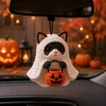 Crochet Ghost Cat Plush