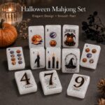 Halloween Acrylic Mahjong Set