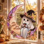 Personalized Boo Coffee Suncatcher