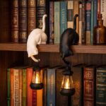 Cat Lantern Bookend