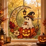 Ghost Moon Suncatcher